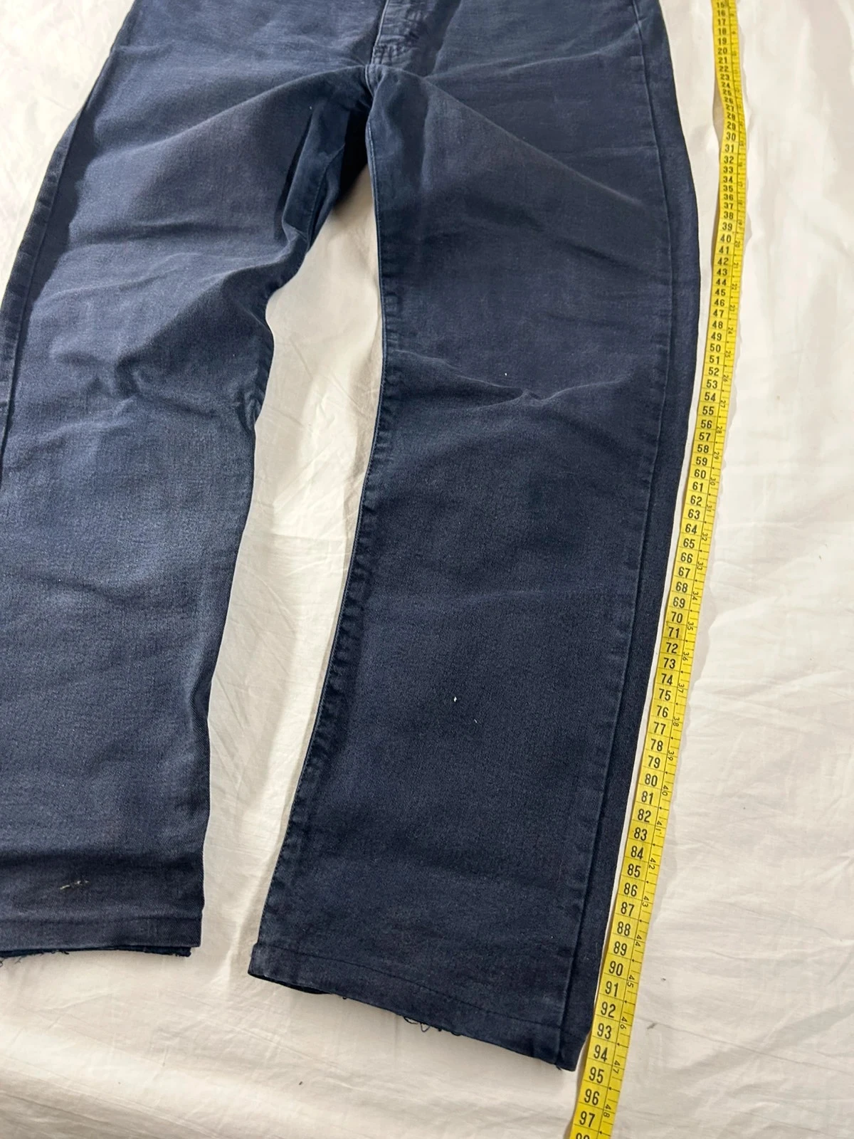 Calça reta ober lady’s wear azul marinho estilo retrô Y2k tamanho 40 – photo 4